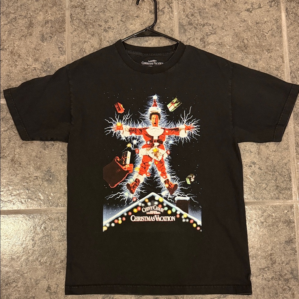 Ripple Junction Black Christmas Vacation Tee